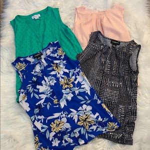 Sleeveless tops bundle size XS